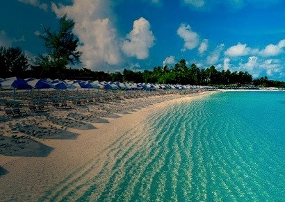Luxury Beach with Clear Blue Water