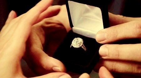 Huge Diamond Engagement Ring