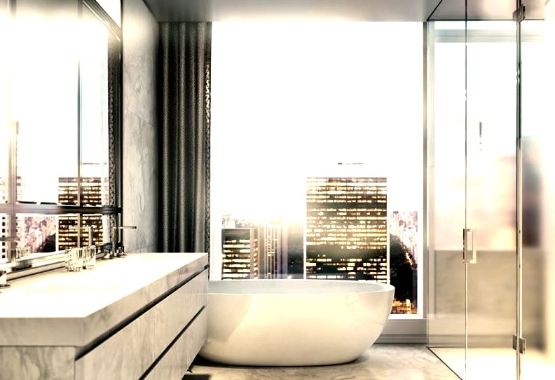 Luxury Bathroom With View